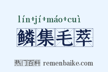 鳞集毛萃是什么意思的图片